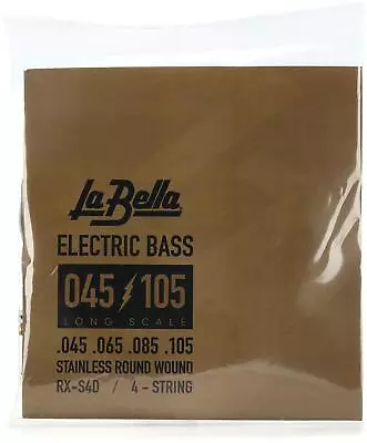 La Bella RX-S4D Bass RX Stainless D 45-65-85-105 • $23.99