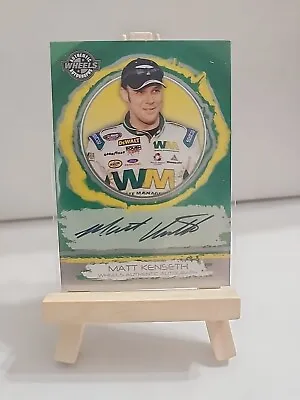 Matt Kenseth 2006 Press Pass Wheels Autograph Auto Green • $14.99