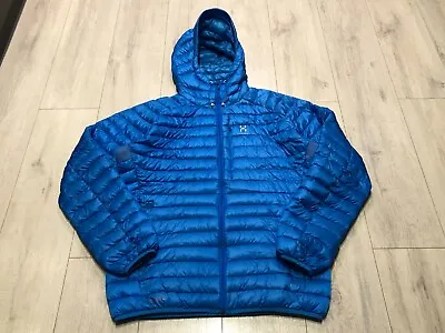 Haglofs (Mens ) Essens II Down Hoody Winter Puffer Jacket Size XL • £120