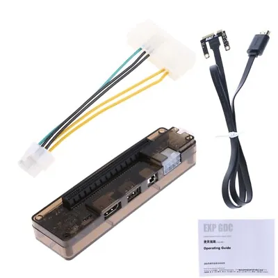 Laptop External Independent Expansion Video Card Graphics Dock Mini PCI-E • $45.27