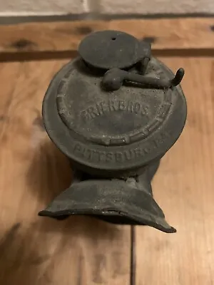 Grier Bros Pittsburg PA Early Carbide Miners Cap Lamp • $250