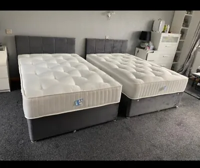 Brand New 3 Quarter Beds Orthopaedic Mattress & Headboard. LAST TWO - £350 Each • £350