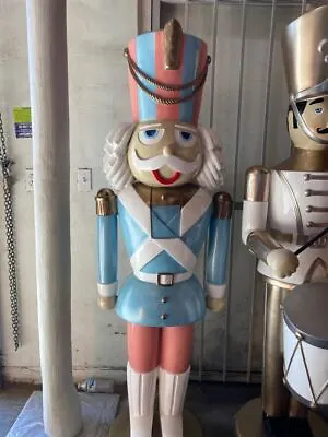 Large 6ft Pastel Nutcracker Life Size Resin Statue Christmas Theme Decor Holiday • $1271.90