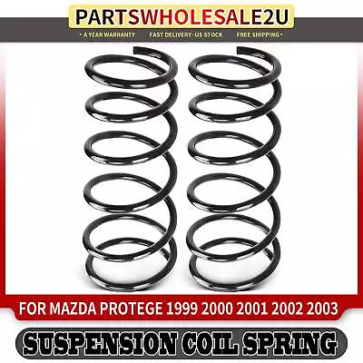 Pair 2 Rear Left & Right Coil Springs For Mazda Protege 1999 2000 2001 2002 2003 • $43.99