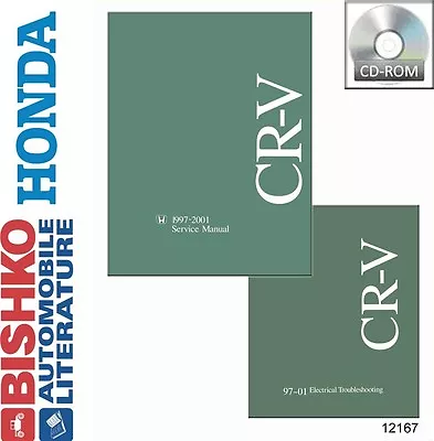 $69.59 • Buy 1997 1999 2001 Honda CR-V Shop Service Repair Manual CD W/ ETM