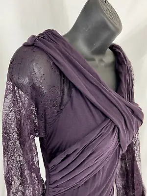 Moda International Size M Victoria's Secret Womens Purple Lace Bodycon Dress • $24.85
