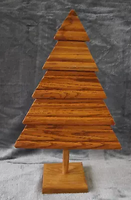 Hand Crafted Decorative Wooden Tree Made From Upcycled Oak Window Trim • $9.99