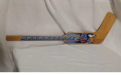 ACHL Jacksonville Barracudas Souvenir Mini Wooden Hockey Stick Minors With Logo • $10