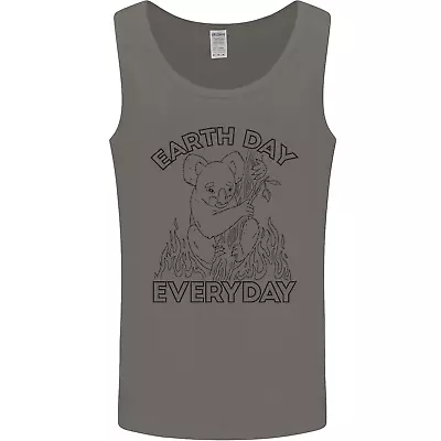 Koala Bear Earth Day Everyday Climate Change Mens Vest Tank Top • £9.99