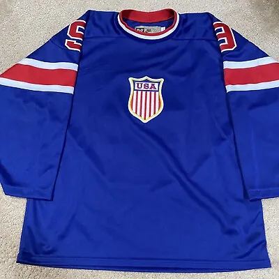 Nike Mike Modano Team USA Hockey 2004 World Cup Of Hockey V Series Vintage M • $147.02