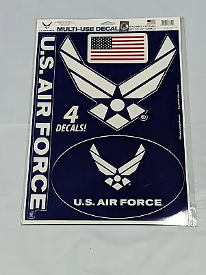 Air Force Multi Use Decals Stickers Clings US United States Military 11  X 17  • $10.75
