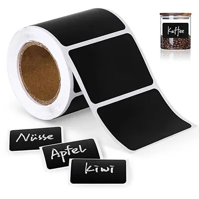 Chalk Stickers Blackboard Chalkboard Label Removable Kitchen Organisation Craft • £1.88