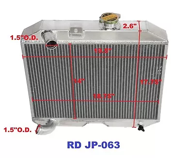 3Row Performance Radiator Fit 41-52 Jeep Willys M38 CJ-2A CJ-3A MB L4 L6 MT • $155