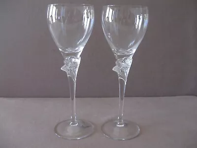 2 MIKASA WINE GLASSES   Primavera  Made In YUGOSLAVIA LABEL Excellent Condition • $13.80