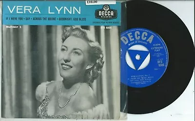 Vera Lynn EP Number 2-4 Tracks:Decca:1958 • $12.63