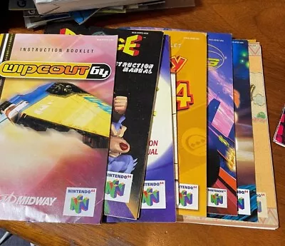 Nintendo N64 Video Game Manuals Only $1.98-9.98 You Choose Fast Ship • $5.98