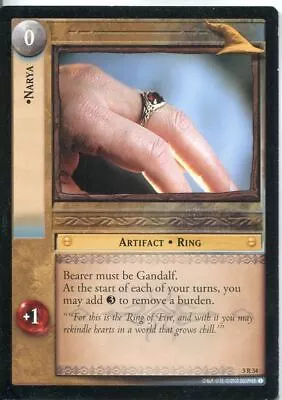 Lord Of The Rings CCG Card RotEL 3.R34 Narya • £1.39