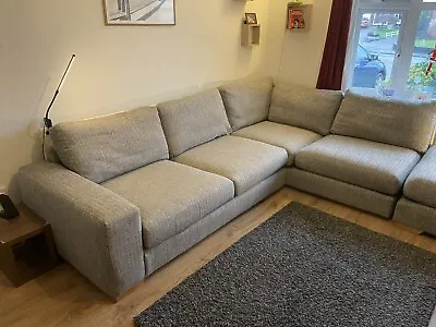 £1350 • Buy Next Home Left Hand Open Corner Sofa & Footstool