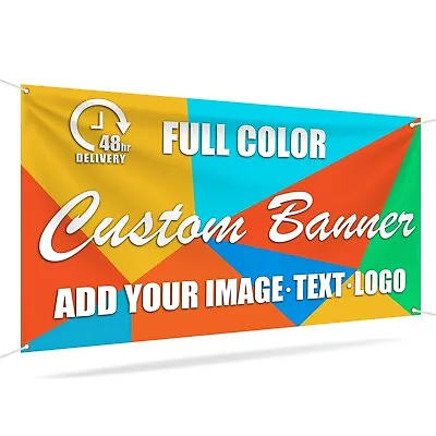 Custom Vinyl Banner And Sign DIY Custom Poster For Business Indoor Outdoor • $10.99