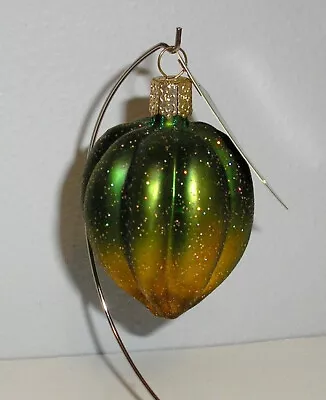 2009 - Acorn Squash - Old World Christmas Blown Glass Ornament - New W/tag • $13.99