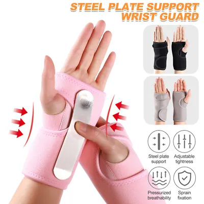 £8.35 • Buy Wrist Hand Brace Support Carpal Tunnel Splint Arthritis Sprain Bandage Strap