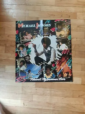 Hand Signed Michael Jackson Poster 1984 Farewell My Summer Love Autograph • $435.59