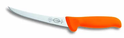 F Dick 6  Stiff Curved Mastergrip Boning Knife  German 82891.15 Orange Handle • $30.50