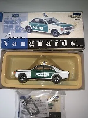 Vanguards VA05204 Ford Granada MKI German Police 1:43 Limted Edition Mint • £23.99