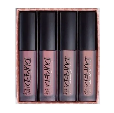 W7 Duped Matte Liquid Lipstick Gift Set 4 Nude Shaded Boxed • £7.50