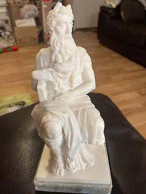 Michelangelo Buonarroti Moses Statue Bonded Marble Sculpture Reproduction  • $49.99