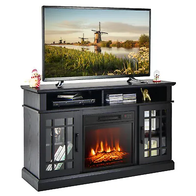 48  Fireplace TV Stand W/ 1400W Electric Fireplace For TVs Up To 50 Inches • $289.99