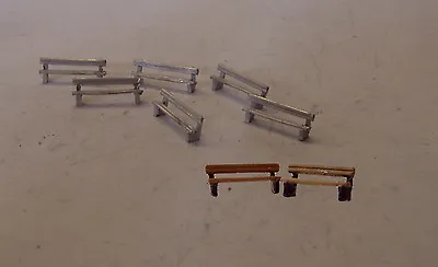 P&D Marsh N Gauge N Scale B59 Short Seats/park Benches (6) Castings Need Ptng • $13.57