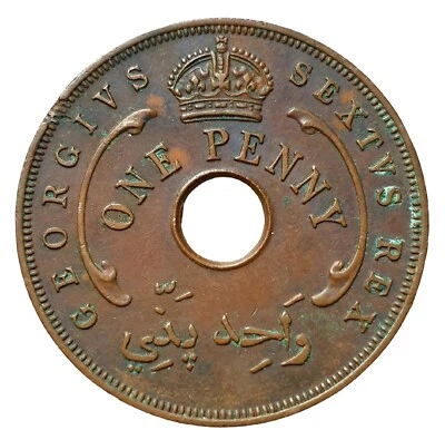 £3 • Buy British West Africa 1952 Coin 1 Penny George VI
