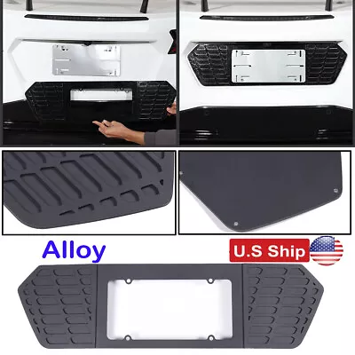 For 2020-2023 Corvette C8 Rear License Plate Black Auminum Alloy Filler Frame US • $73.99