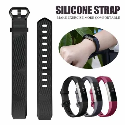 $4.38 • Buy Replacement Band Wristband Silicone Sports Watch For Fitbit Alta HR
