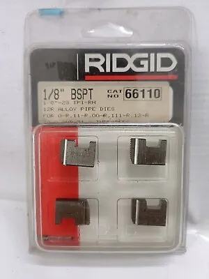 $49.99 • Buy RIDGID 66110 1/8 BSPT TPI-RH 0-R, 11-R, 00-R, 111-R, 12-R, Pipe Die