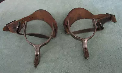 Two Vintage  Kelly  Engraved 5 Point Cowboy Spurs • $179.99