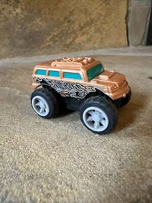 2010 Rev Ups Hot Wheels Mattel Monster Brown Truck Rockster Discontinued V2144 • $13.99