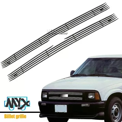 Fits 1994-1997 Chevy S-10 Pickup Chrome Billet Grille Upper Grill Insert 95 96 • $48.99