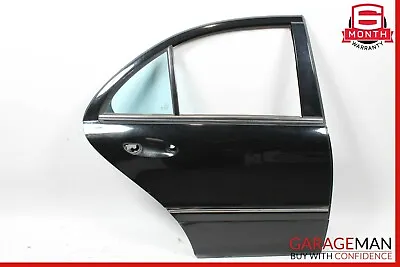 01-07 Mercedes W203 C230 Sedan Rear Right Exterior Door Shell Frame Black OEM • $156