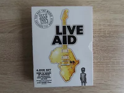 £27 • Buy Live Aid 1985 4-disc DVD Box Set, Music Memorabilia, David Bowie Queen Run Dmc