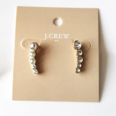 New Jcrew Crystal Bubbles Drop Earrings Gift Vintage Women Party Holiday Jewelry • $8.99