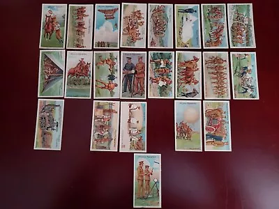 1910 Army Life - John Player & Sons Cigarette Cards (22 Of 25) - Rare! • $32