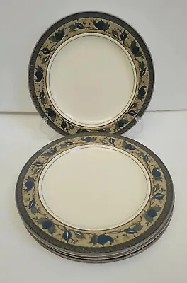 4pc Set Mikasa Intaglio Arabella Stoneware Salad Dessert Plates 8 1/4  UNUSED • $67.18