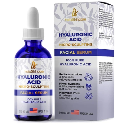 $14.99 • Buy Hyaluronic Acid Anti-aging Serum For Face - 100% Pure Medical Formula - 2oz