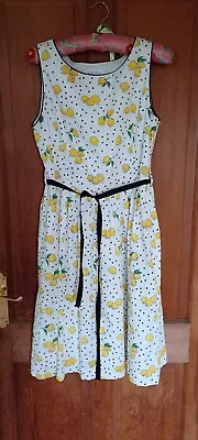 Rachel Riley Adult Lemon Print Dress • £15