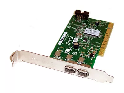 2 Port Adaptec AFW-2100 FireWire IEEE 1394 PCI Adapter Card Dell Y9457 • £5.95