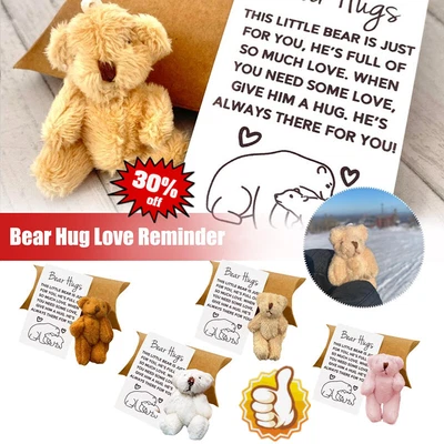 £4.24 • Buy Handmade Bear A Little Animal Pocket Hug Cute Collectible Plush Toys+Cards Best