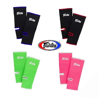 FAIRTEX Ankle Supports Muay Thai Kick Boxing Gear MMA Sport AS1 Free Size • $29.99