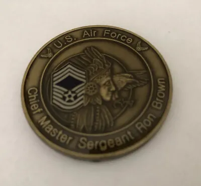 USAF Chief Master Sergeant Ron Brown Challenge Coin • $19.99